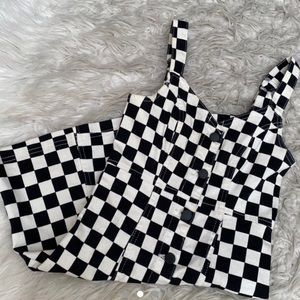 UO nascar denim dress